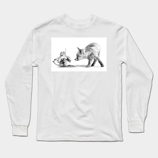 Brief Encounter Long Sleeve T-Shirt by Mightyfineart